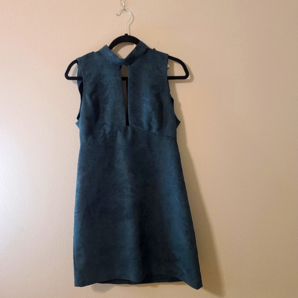 BCBGenerarion vegan suede dress